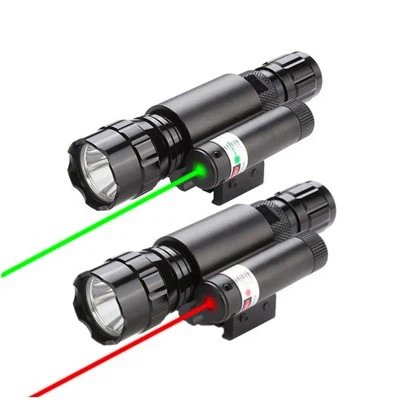 2-in-1 Taschenlampen-Laservisier für Outdoor-Schießen und Jagen